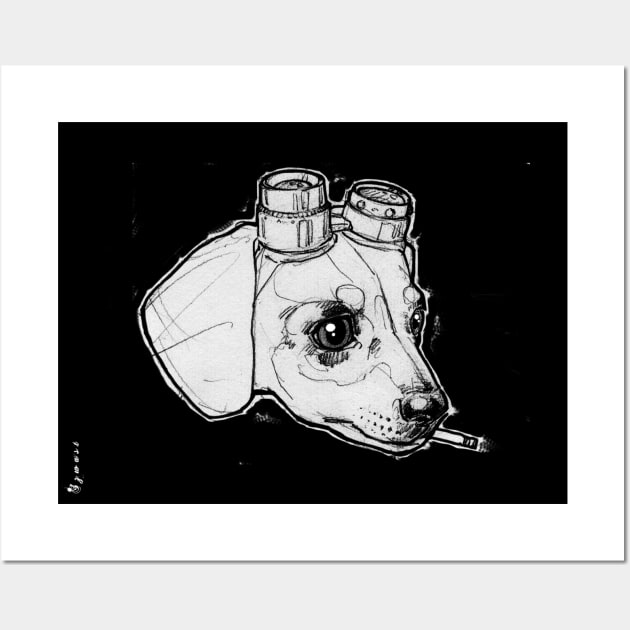 Steampup Weinerdog Wall Art by Jeff Allyn Szwast